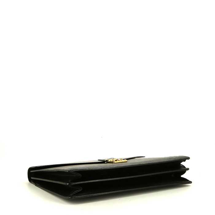 Porta-documentos Louis Vuitton Conseiller en cuero Epi negro - Detail D4