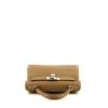 Bolso de mano Hermès Kelly 28 cm en cuero togo marrón etoupe - 360 Front thumbnail