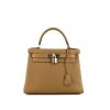 Bolso de mano Hermès Kelly 28 cm en cuero togo marrón etoupe - 360 thumbnail