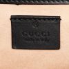 Gucci Dionysus small model handbag in brown velvet and black leather - Detail D4 thumbnail