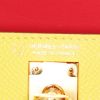 Sac/pochette Hermès Kelly 20 cm en cuir epsom jaune Lime - Detail D4 thumbnail