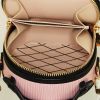 Bolso de mano Louis Vuitton boîte à chapeau en cuero Epi rosa y cuero negro - Detail D3 thumbnail