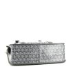 Goyard Bourgogne shopping bag in grey Goyard canvas and grey leather - Detail D4 thumbnail