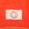 Hermès  Sac de pansage Groom shopping bag  in khaki and brown canvas - Detail D4 thumbnail