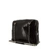 Sac porté épaule Chanel Vintage Shopping en crocodile noir - 00pp thumbnail
