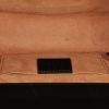 Gucci Padlock shoulder bag in brown monogram canvas and black leather - Detail D3 thumbnail