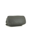 Shopping bag Bottega Veneta Chain Tote modello piccolo in pelle intrecciata grigia - Detail D4 thumbnail