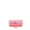 Hermès Kelly 20 cm handbag in Rose Confetti Mysore leather - 360 Front thumbnail