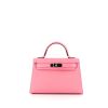 Hermès Kelly 20 cm handbag in Rose Confetti Mysore leather - 360 thumbnail