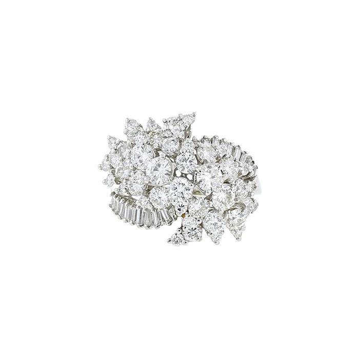 Sortija Vintage en platino y diamantes