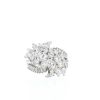 Anello Vintage in platino e diamanti - 360 thumbnail