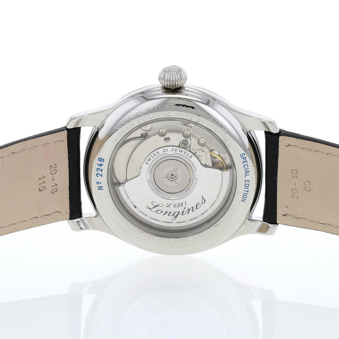 Orologio Longines Lindbergh Hour Angle in acciaio Circa  2010 - Detail D2