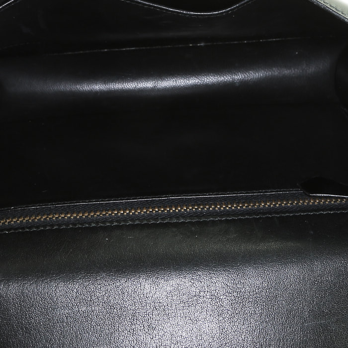 Sac à main Hermès  Constance en cuir box noir - Detail D2
