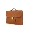 Hermès Sac à dépêches briefcase in gold Ardenne leather - 00pp thumbnail
