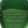 Hermes Evelyne shoulder bag in green epsom leather - Detail D2 thumbnail