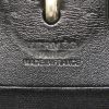 Hermes Herbag bag worn on the shoulder or carried in the hand in black canvas and black box leather - Detail D4 thumbnail