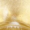 Chanel Vintage handbag in gold quilted leather - Detail D3 thumbnail