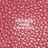 Sac à main Hermes Picotin en cuir taurillon clémence rose-framboise - Detail D3 thumbnail