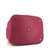 Hermes Picotin handbag in raspberry pink leather taurillon clémence - Detail D4 thumbnail