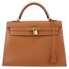 Hermès  Kelly 32 cm handbag  in gold natural leather - Detail D2 thumbnail