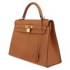 Hermès  Kelly 32 cm handbag  in gold natural leather - Detail D3 thumbnail