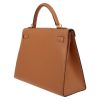 Hermès  Kelly 32 cm handbag  in gold natural leather - Detail D5 thumbnail