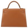 Hermès  Kelly 32 cm handbag  in gold natural leather - Detail D7 thumbnail