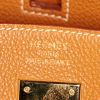 Bolso de mano Hermes Haut à Courroies en cuero togo color oro - Detail D3 thumbnail
