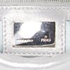 Fendi Baguette handbag in silver leather - Detail D3 thumbnail