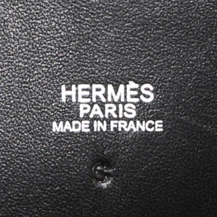 Borsa Hermès Bolide 31 cm in pelle togo nera - Detail D4