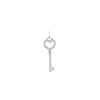 Tiffany & Co Clé Coeur mini pendant in platinium and diamonds - 360 thumbnail