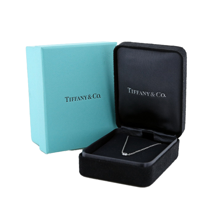 Collier Tiffany & Co Diamonds By The Yard en platine et diamant - Detail D2