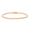 Bracciale in oro rosa e diamanti - 360 thumbnail