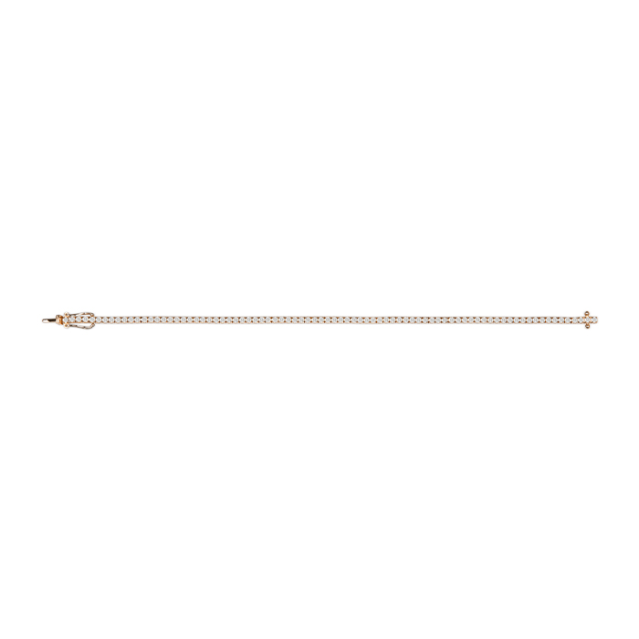Brazalete en oro rosa y diamantes