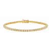 Bracelet ligne en or jaune et diamants (1,77 carat) - 00pp thumbnail