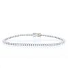 Bracelet ligne en or blanc et diamants (1,77 carat) - 360 thumbnail