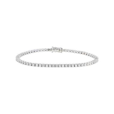 Bracelet in white gold and diamonds (2,90 carats)