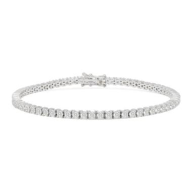 Bracciale in oro bianco e diamanti (2,90 carats)