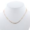 Necklace in pink gold and diamonds (1,55 carat) - 360 thumbnail