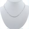 Necklace in white gold and diamonds (1,54 carat) - 360 thumbnail