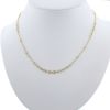 Necklace in yellow gold and diamonds (1,54 carat) - 360 thumbnail