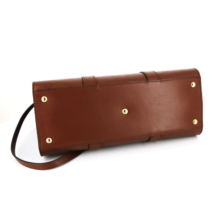 Shopping bag Louis Vuitton  Tote Very in pelle monogram marrone - Detail D5