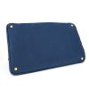 Prada Jacquard shopping bag in blue canvas - Detail D4 thumbnail