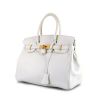 Hermes Birkin 30 cm handbag in white Swift leather - 00pp thumbnail