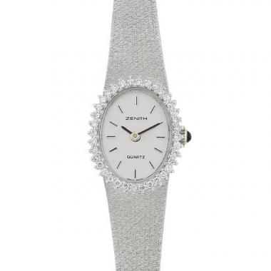 Reloj Zenith Vintage de oro blanco Circa  1990