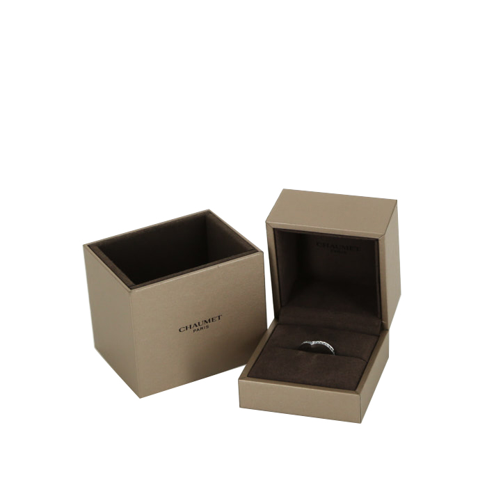 Chaumet Joséphine Aigrette ring in white gold and topaz - Detail D2