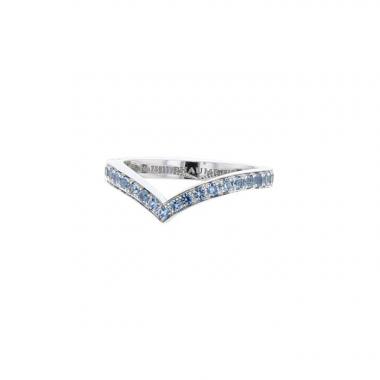 Chaumet Joséphine Aigrette ring in white gold and topaz