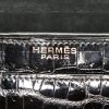 Sac à main Hermès  Vintage en crocodile noir - Detail D3 thumbnail