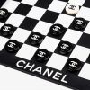 Chanel, Checkers game, in lamb leather, resin and silver plated metal ,limited edition, signed and monogramed, Collection Spring 2021 - Detail D1 thumbnail
