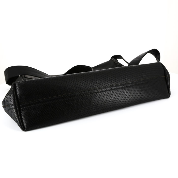 Sac bandoulière Bottega Veneta   en cuir tressé marron - Detail D4